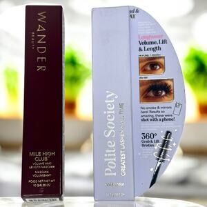 NEW (2) Mascara | Wander Beauty Mile High Club & Polite Society Greatest Lashes